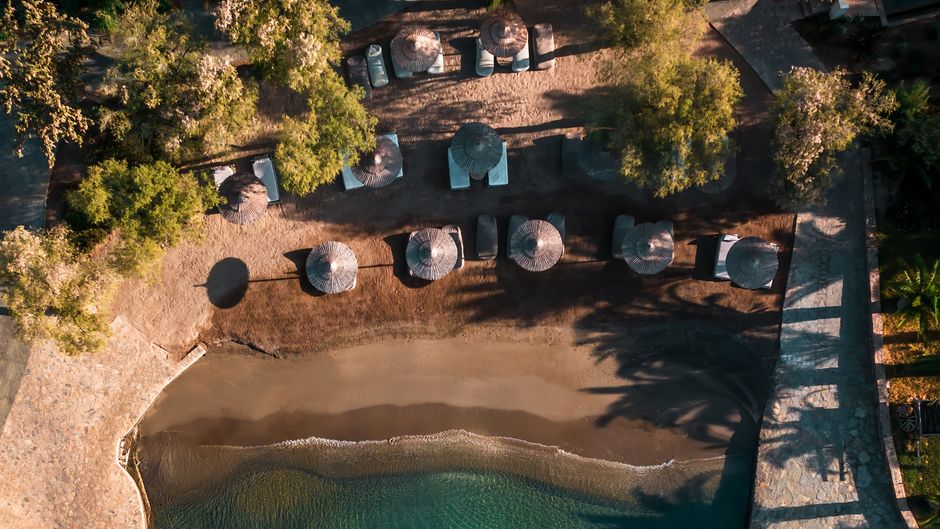 Minos Beach Art Hotel Beach