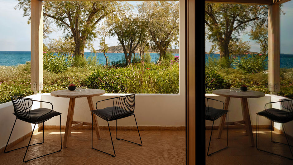 Minos Beach Art Hotel Room