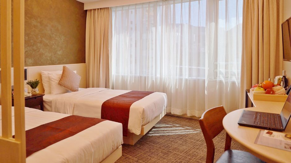 South Pacific Hotel Room
