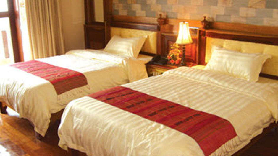 Blue River Hotel Room