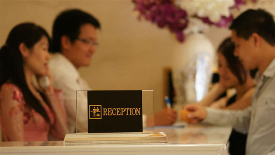 Blue Diamond Hotel Lobby