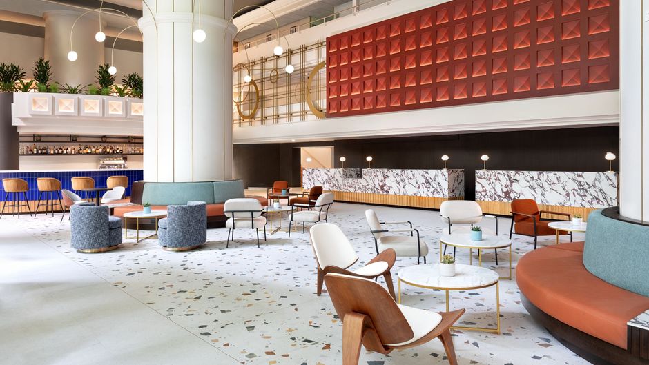 Marriott Rive Gauche Hotel & Conf Ctr Lobby