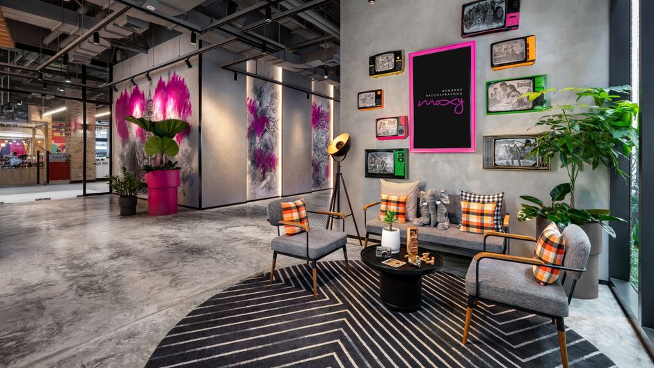 Moxy Bangkok Ratchaprasong Lobby