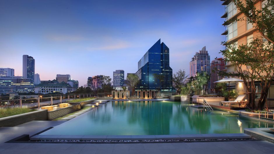 Marriott Exec Apts Sathorn Vista Bangkok Pool
