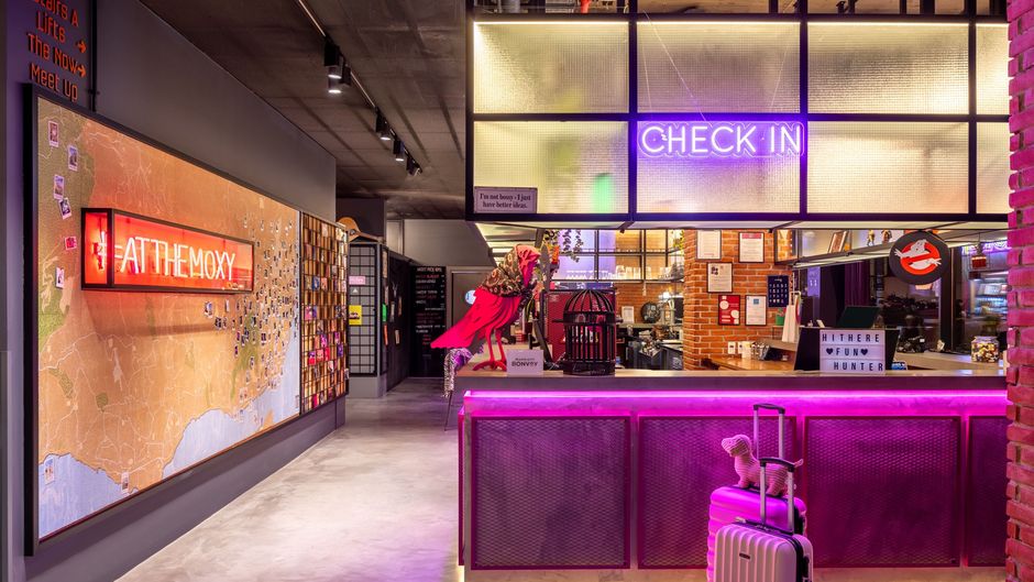 Moxy Lisbon City Lobby