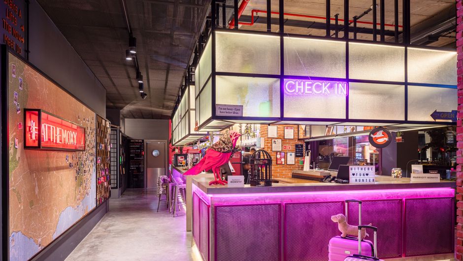 Moxy Lisbon City Lobby