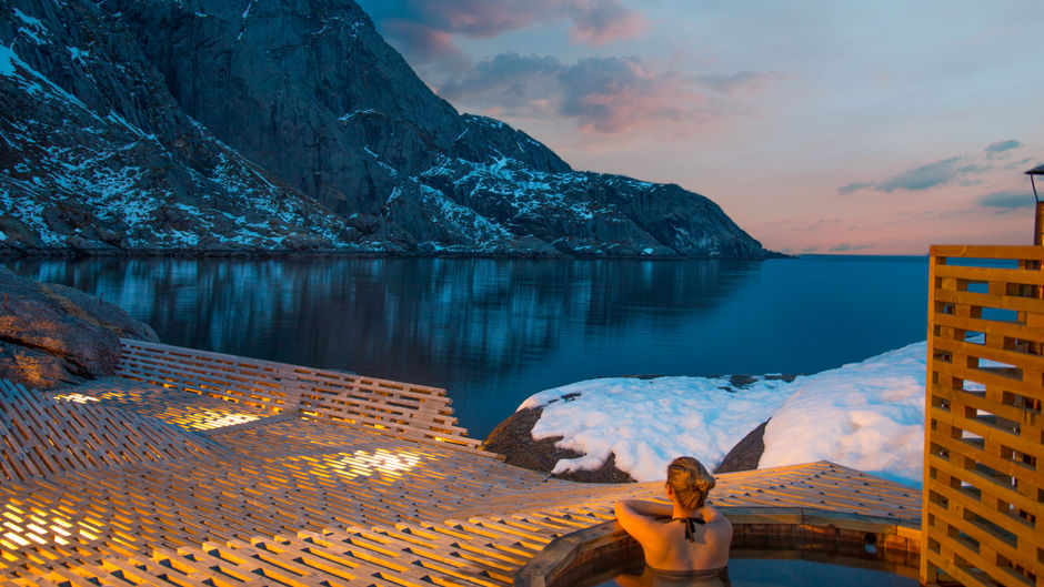 Nusfjord Village and Resort Pool