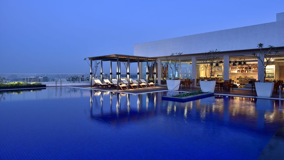 Marriott Executive Apartments Hyderabad Pool