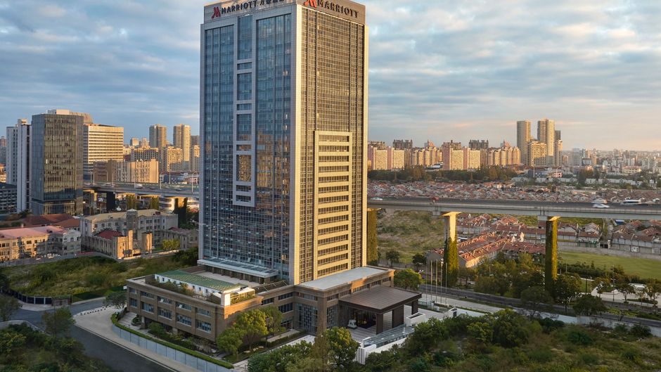 Shanghai Marriott Hotel Yangpu Riverside Exterior