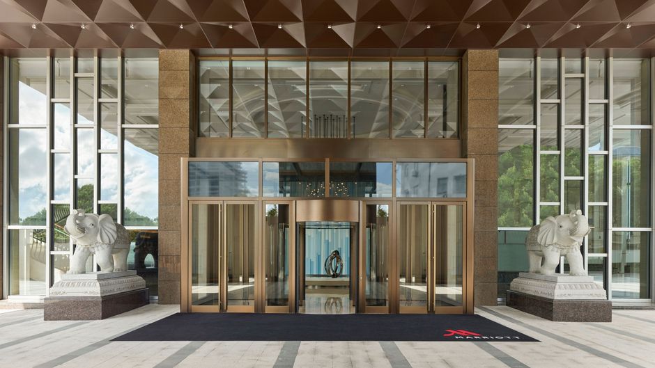 Shanghai Marriott Hotel Yangpu Riverside Exterior