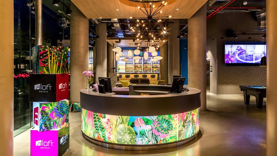 Aloft Montevideo Hotel Lobby