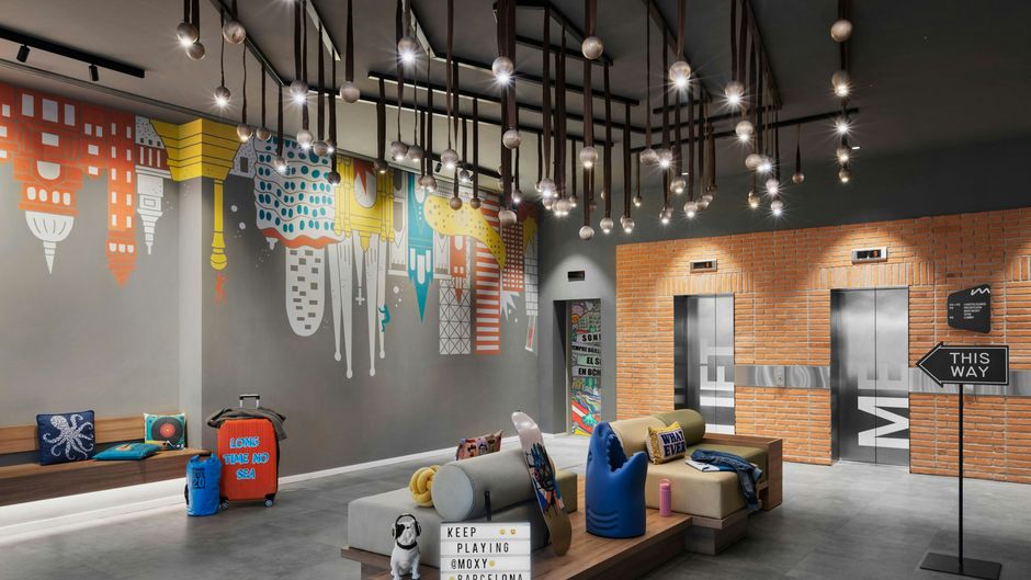 Moxy Barcelona Lobby