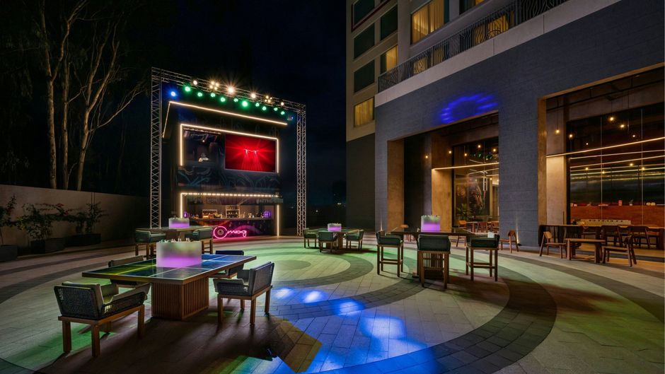Moxy Bengaluru Arpt Prestige Tech Cloud Pool
