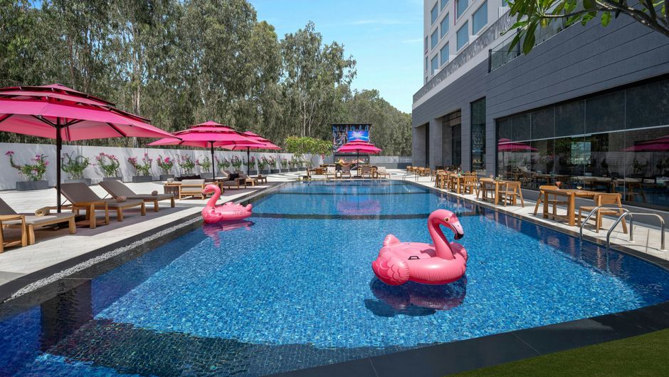 Moxy Bengaluru Arpt Prestige Tech Cloud Pool