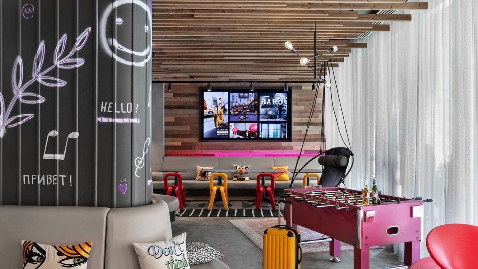 Moxy Bucharest Old Town Lobby