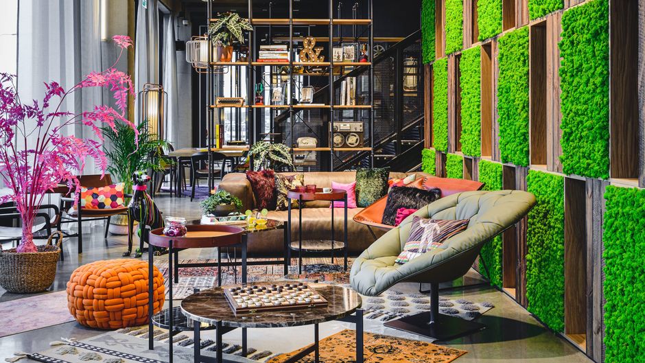 Moxy Poznan Airport Hotel Lobby