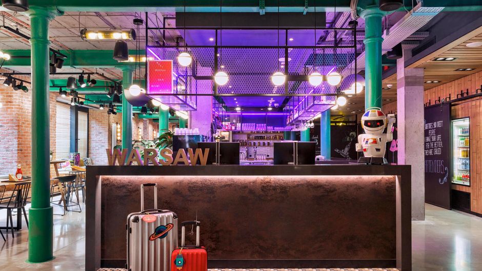 Moxy Warsaw Praga Lobby