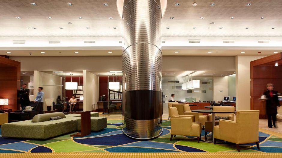 Montreal Airport Marriott In-Terminal Lobby
