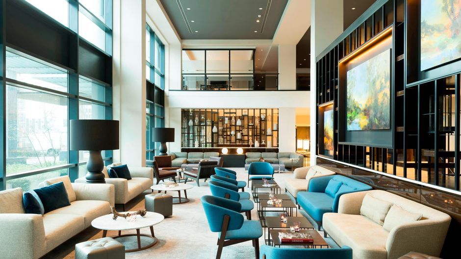 The Hague Marriott Hotel Lobby
