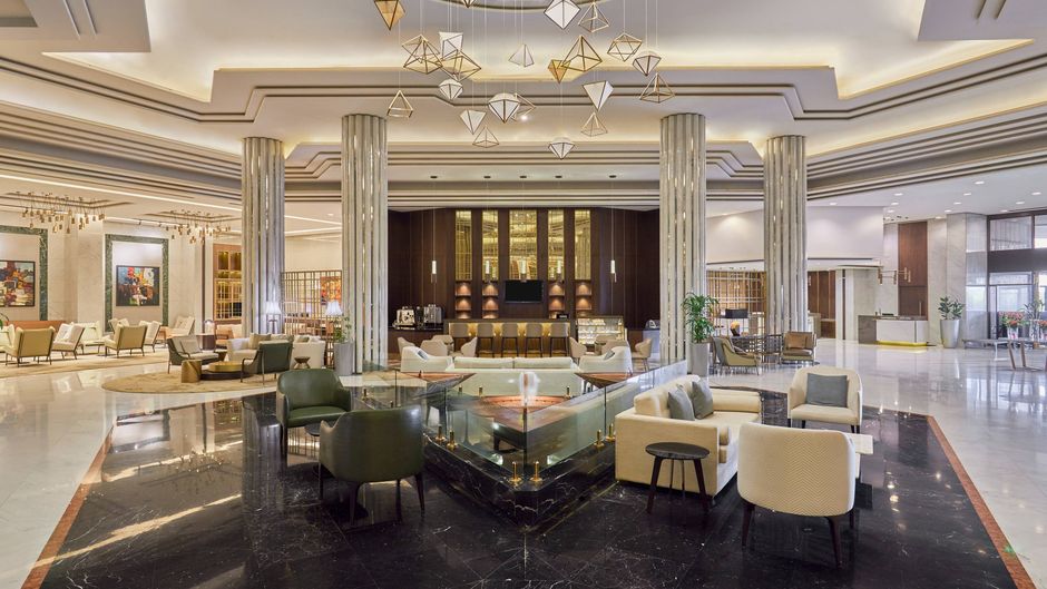 Riyadh Airport Marriott Hotel Lobby