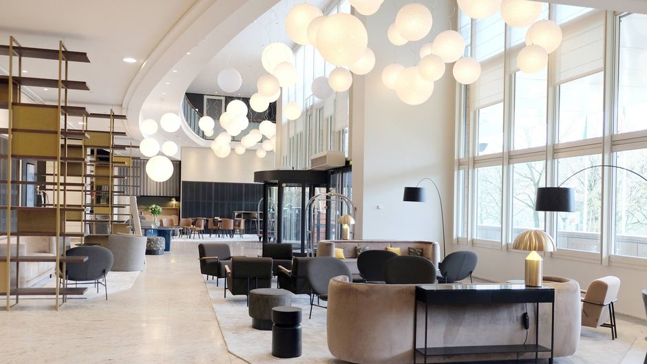 Lyon Marriott Hotel Cite Internationale Lobby