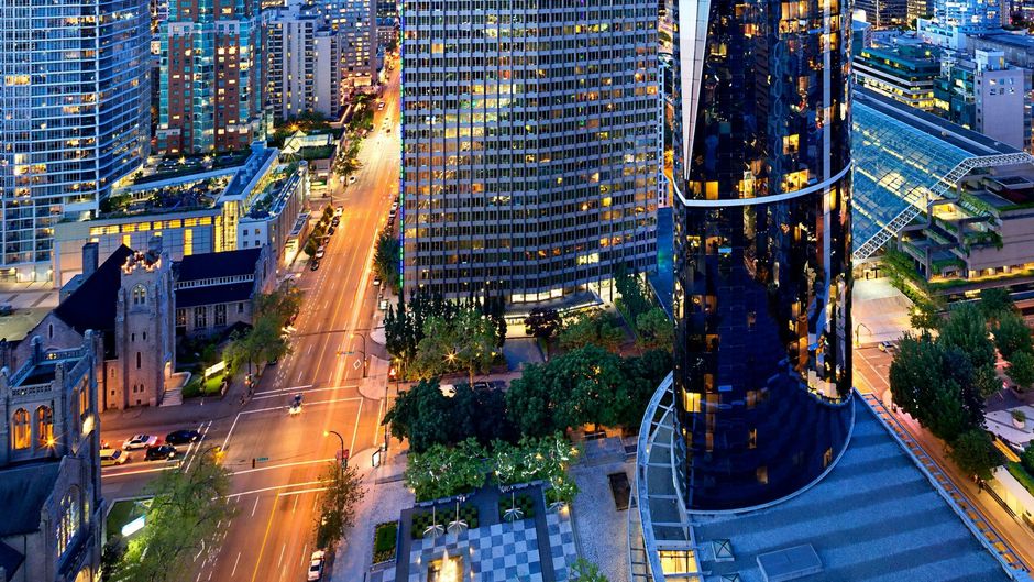 Sheraton Vancouver Wall Centre Exterior