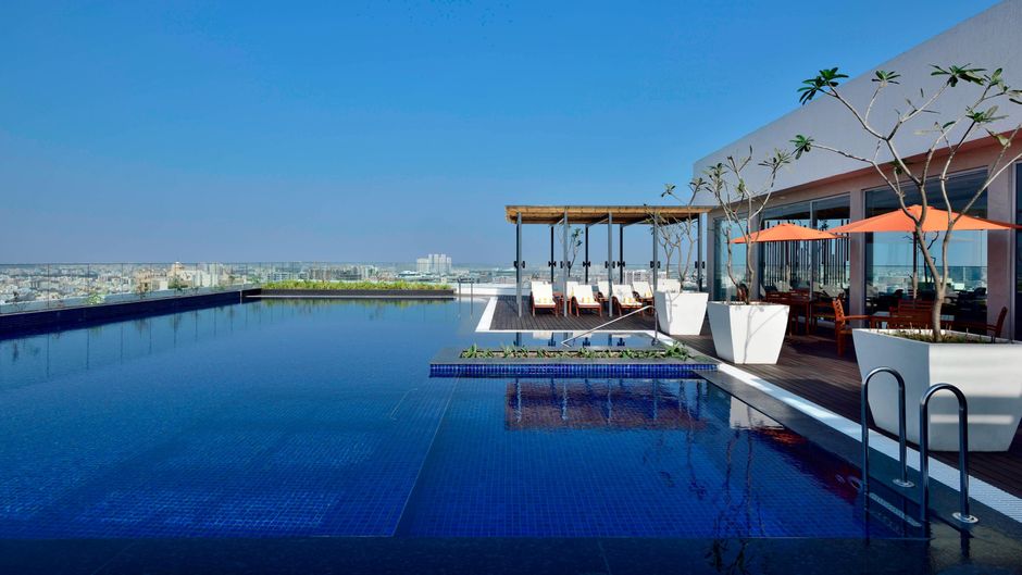 Marriott Executive Apartments Hyderabad Pool