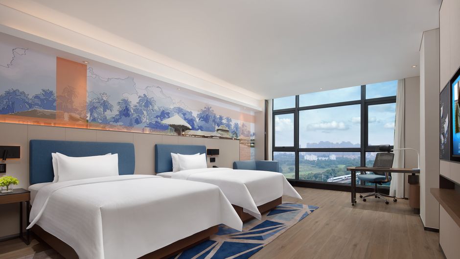 Hampton by Hilton Railway Statiion Room