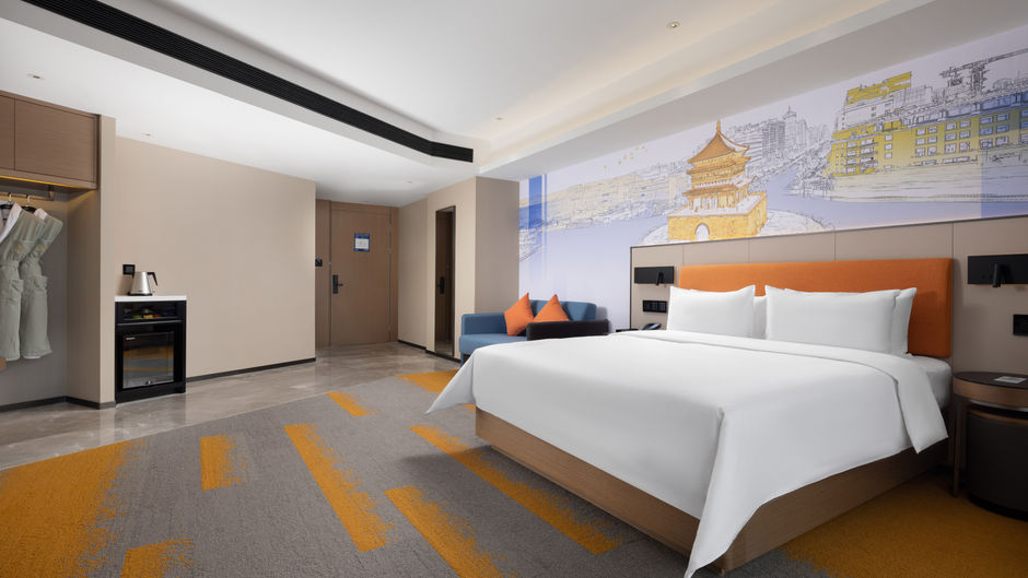 Hampton by Hilton Sanqiao Subway Station Room