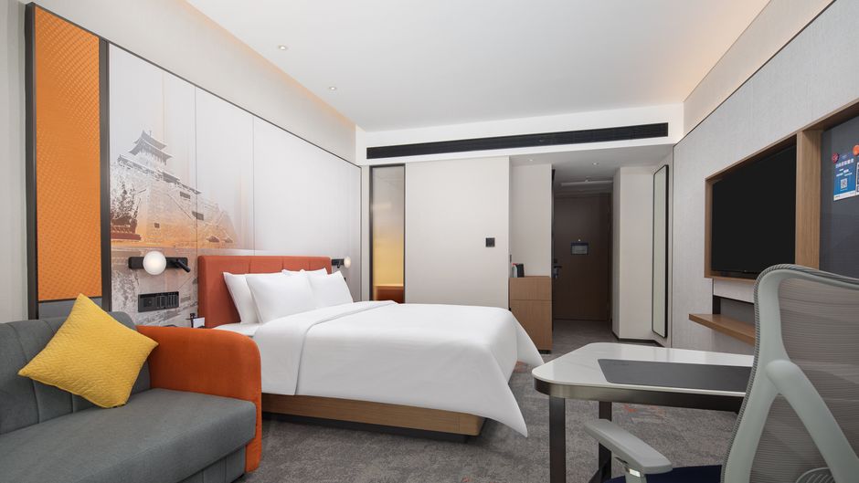 Hampton Jinan Railway Station Room