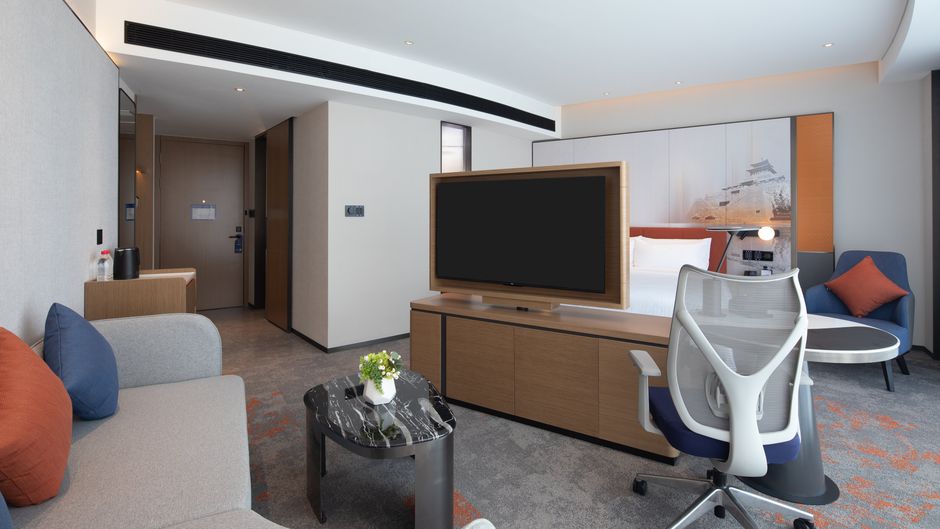 Hampton Jinan Railway Station Room