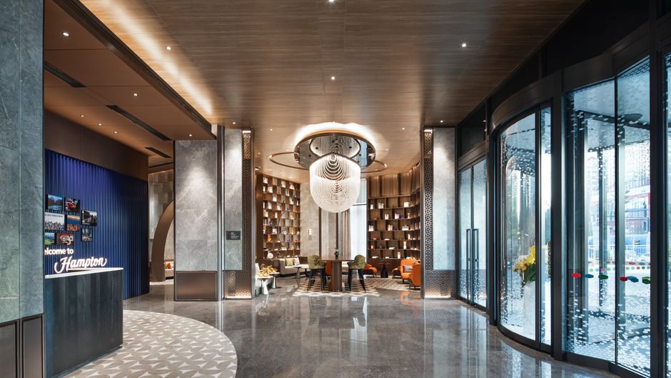 Hampton URC Innovation Plaza Lobby