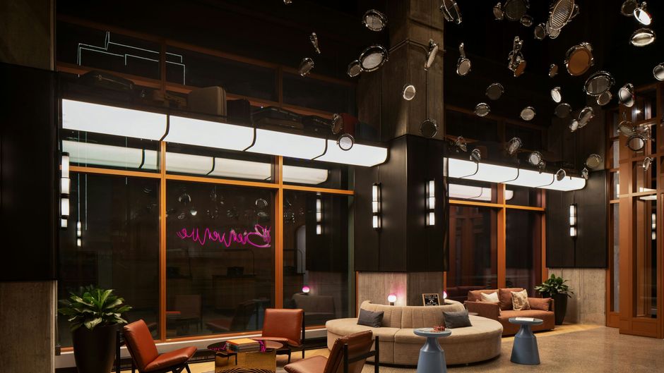 Moxy Montreal Downtown Lobby