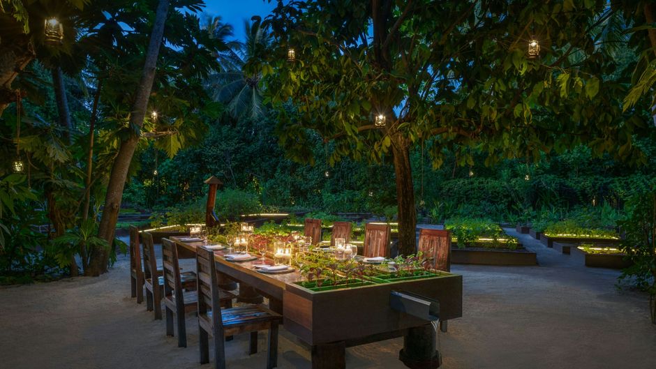 The St. Regis Maldives Vommuli Resort Restaurant
