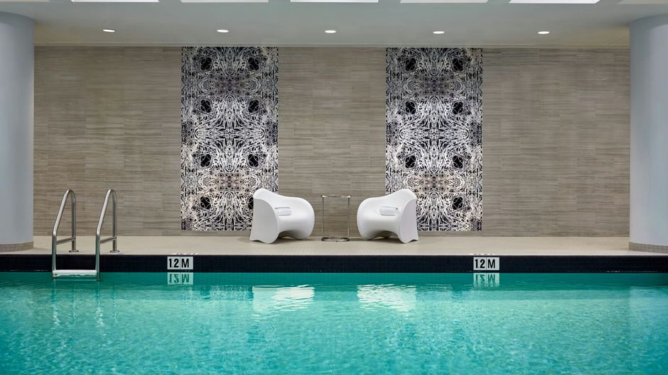 Calgary Airport Marriott In-Terminal Pool