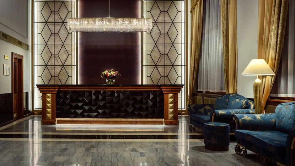 Art Deco Imperial Hotel Lobby