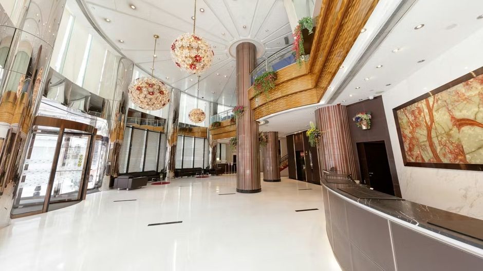 South Pacific Hotel Lobby