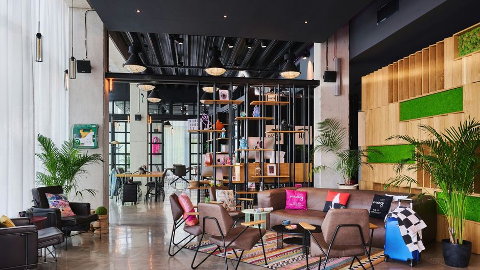 Moxy Katowice Airport Lobby