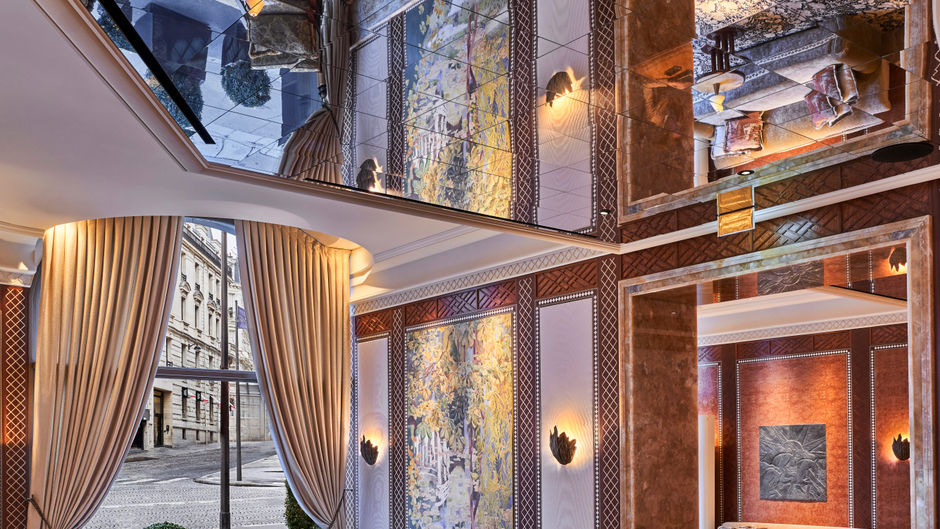 The Hotel Fouquet's Barriere Lobby
