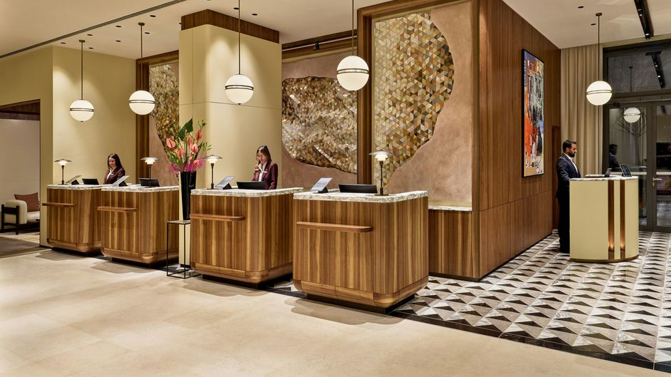 Berlin Marriott Hotel Lobby