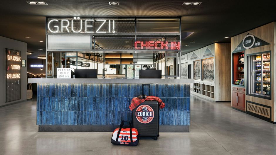 Moxy Zurich Lobby