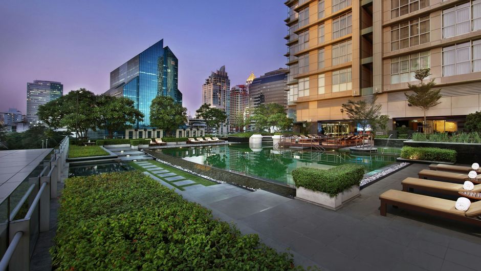 Marriott Exec Apts Sathorn Vista Bangkok Pool