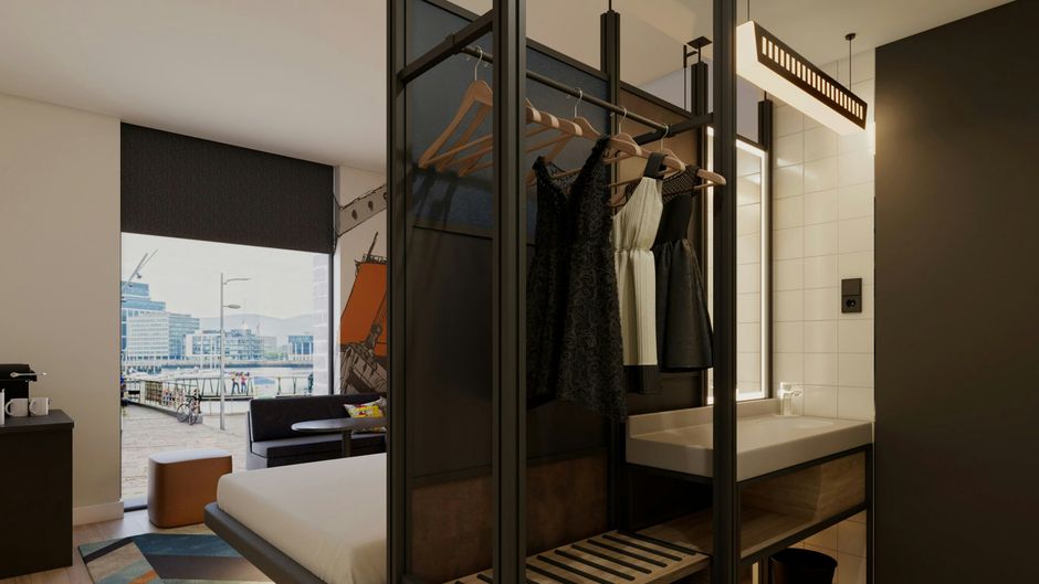 Aloft Belfast Titanic Quarter Room