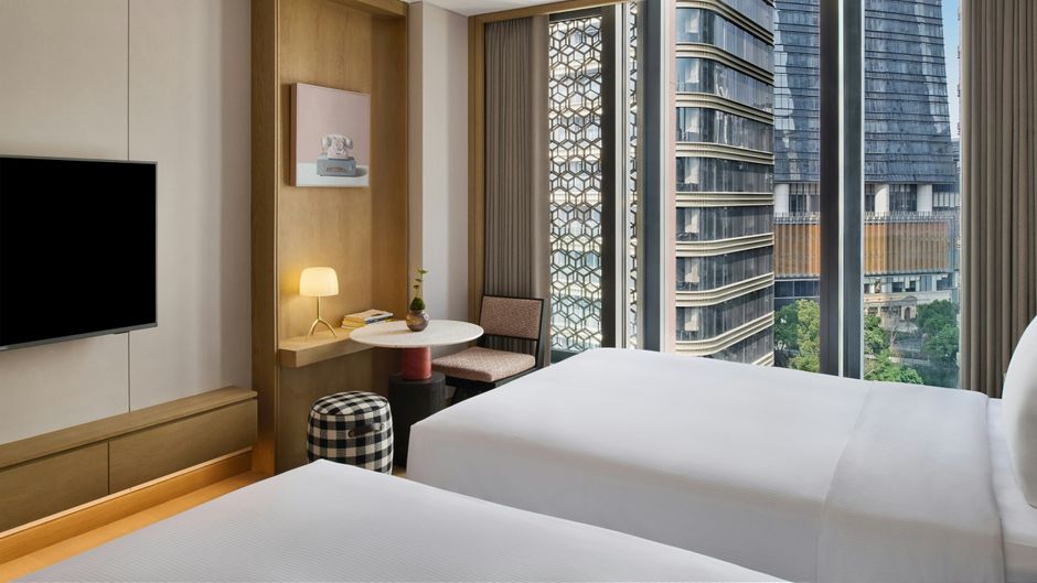Xi Zhe Wuxi Curio Hilton Room