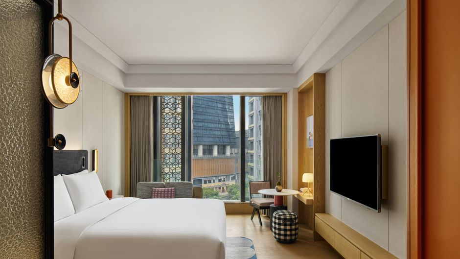Xi Zhe Wuxi Curio Hilton Room