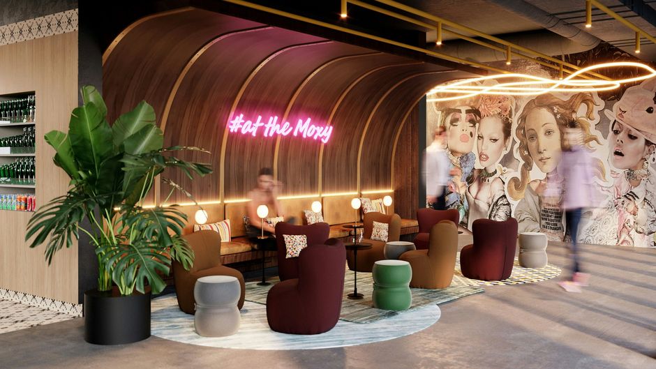 Moxy Budapest Downtown Lobby