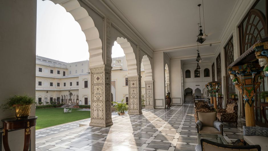 The Raj Palace Exterior