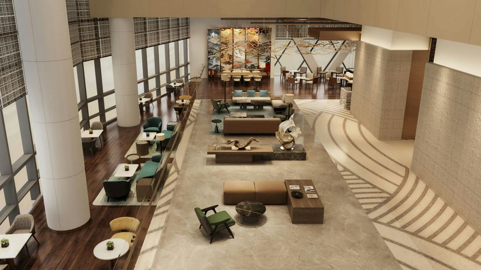 Zhenjiang Marriott Hotel Lobby