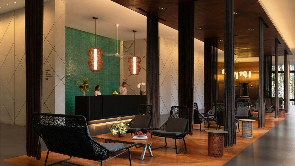 Oasia Hotel Downtown Singapore Lobby