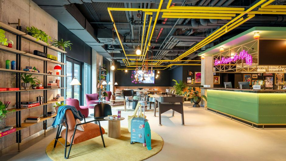 Moxy Budapest Downtown Lobby